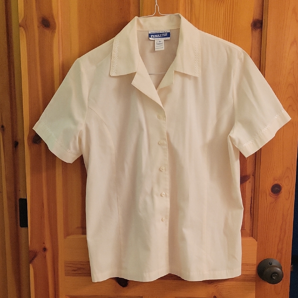 Pendleton Ivory Button-Up Shirt